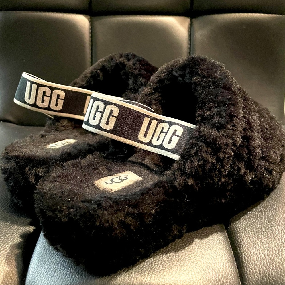 Authentic Fluff yeah slide (black)